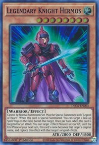 Legendary Knight Hermos (Blue) [DLCS-EN003] Ultra Rare | Mega City Incorporated