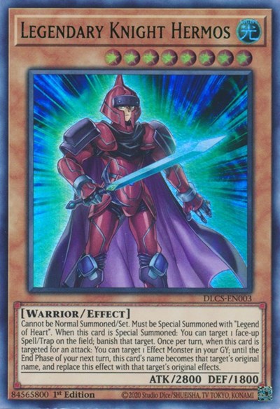 Legendary Knight Hermos (Green) [DLCS-EN003] Ultra Rare | Mega City Incorporated