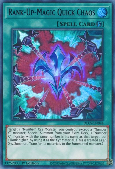 Rank-Up-Magic Quick Chaos (Blue) [DLCS-EN044] Ultra Rare | Mega City Incorporated