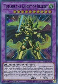 Timaeus the Knight of Destiny (Blue) [DLCS-EN054] Ultra Rare | Mega City Incorporated