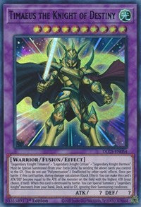 Timaeus the Knight of Destiny (Green) [DLCS-EN054] Ultra Rare | Mega City Incorporated