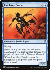 Latchkey Faerie [Zendikar Rising Commander] | Mega City Incorporated