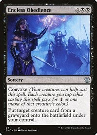 Endless Obedience [Zendikar Rising Commander] | Mega City Incorporated