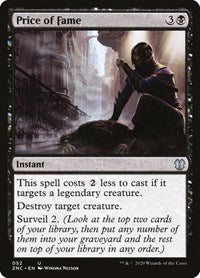 Price of Fame [Zendikar Rising Commander] | Mega City Incorporated