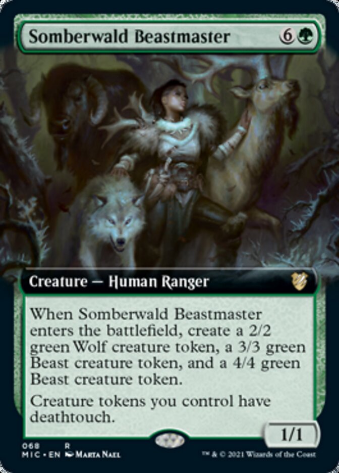 Somberwald Beastmaster (Extended) [Innistrad: Midnight Hunt Commander] | Mega City Incorporated