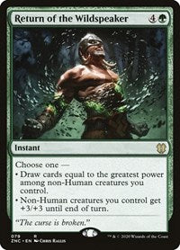 Return of the Wildspeaker [Zendikar Rising Commander] | Mega City Incorporated