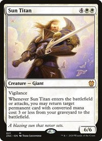 Sun Titan [Zendikar Rising Commander] | Mega City Incorporated