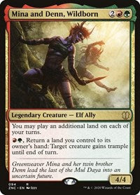 Mina and Denn, Wildborn [Zendikar Rising Commander] | Mega City Incorporated