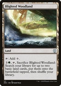 Blighted Woodland [Zendikar Rising Commander] | Mega City Incorporated