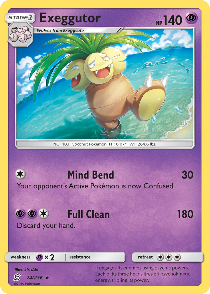 Exeggutor (74/236) [Sun & Moon: Unified Minds] | Mega City Incorporated