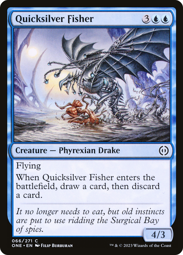 Quicksilver Fisher [Phyrexia: All Will Be One] | Mega City Incorporated