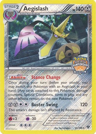 Aegislash (85/146) (Regional Championship Promo) [XY: Base Set] | Mega City Incorporated