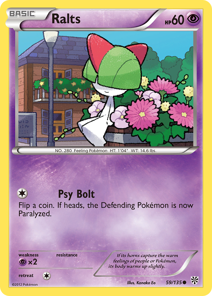 Ralts (59/135) [Black & White: Plasma Storm] | Mega City Incorporated