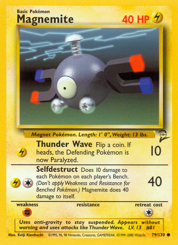 Magnemite (79/130) [Base Set 2] | Mega City Incorporated