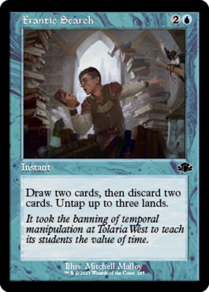 Frantic Search (Retro) [Dominaria Remastered] | Mega City Incorporated