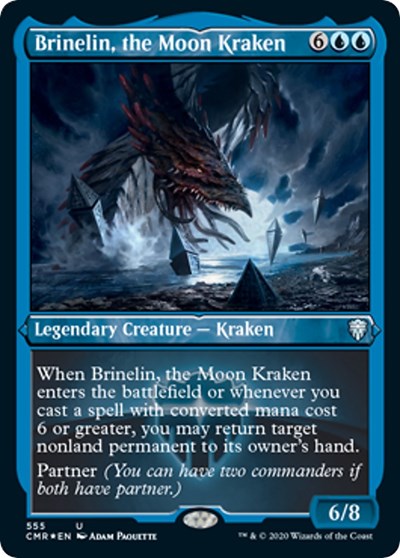 Brinelin, the Moon Kraken (Foil Etched) [Commander Legends] | Mega City Incorporated