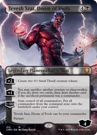 Tevesh Szat, Doom of Fools (Extended Art) [Commander Legends] | Mega City Incorporated