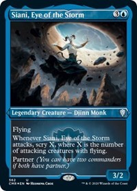 Siani, Eye of the Storm (Foil Etched) [Commander Legends] | Mega City Incorporated
