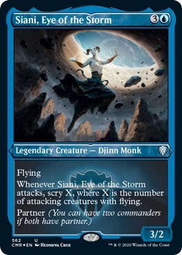 Siani, Eye of the Storm (Foil Etched) [Commander Legends] | Mega City Incorporated
