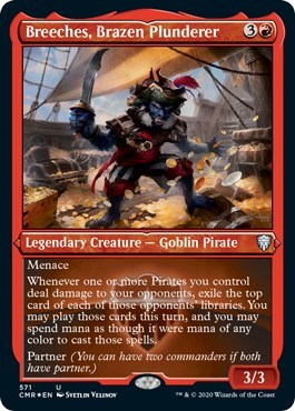 Breeches, Brazen Plunderer (Foil Etched) [Commander Legends] | Mega City Incorporated