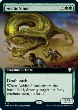 Acidic Slime (Extended Art) [Commander Legends] | Mega City Incorporated