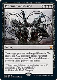 Profane Transfusion [Commander Legends] | Mega City Incorporated