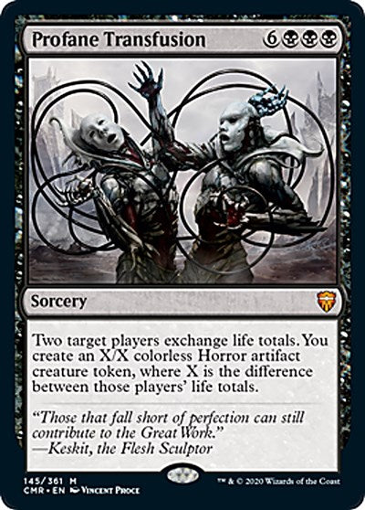 Profane Transfusion [Commander Legends] | Mega City Incorporated