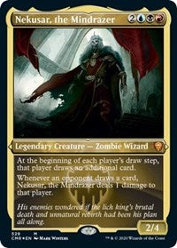 Nekusar, the Mindrazer (Foil Etched) [Commander Legends] | Mega City Incorporated