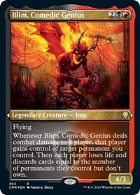 Blim, Comedic Genius (Foil Etched) [Commander Legends] | Mega City Incorporated