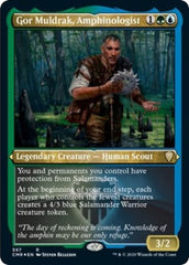 Gor Muldrak, Amphinologist (Foil Etched) [Commander Legends] | Mega City Incorporated