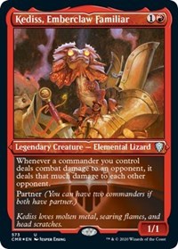 Kediss, Emberclaw Familiar (Foil Etched) [Commander Legends] | Mega City Incorporated