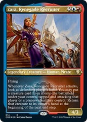 Zara, Renegade Recruiter (Foil Etched) [Commander Legends] | Mega City Incorporated