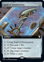 Staff of Domination (Extended Art) [Commander Legends] | Mega City Incorporated