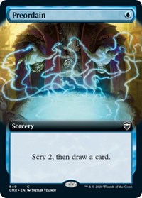 Preordain (Extended Art) [Commander Legends] | Mega City Incorporated