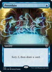 Preordain (Extended Art) [Commander Legends] | Mega City Incorporated
