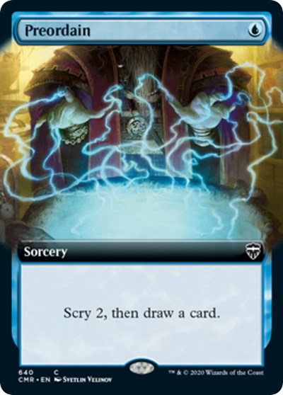 Preordain (Extended Art) [Commander Legends] | Mega City Incorporated
