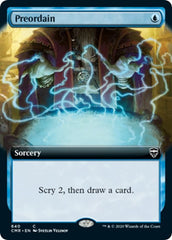 Preordain (Extended Art) [Commander Legends] | Mega City Incorporated