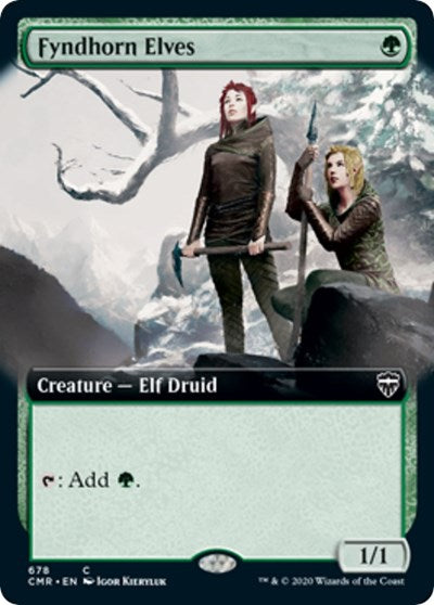 Fyndhorn Elves (Extended Art) [Commander Legends] | Mega City Incorporated