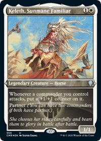 Keleth, Sunmane Familiar (Foil Etched) [Commander Legends] | Mega City Incorporated