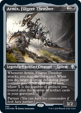Armix, Filigree Thrasher (Foil Etched) [Commander Legends] | Mega City Incorporated