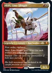 Akiri, Line-Slinger (Foil Etched) [Commander Legends] | Mega City Incorporated