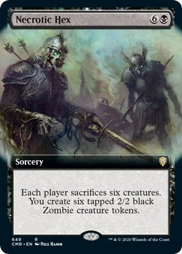 Necrotic Hex (Extended Art) [Commander Legends] | Mega City Incorporated