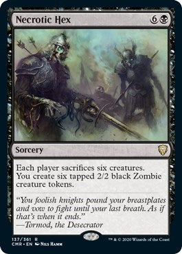 Necrotic Hex [Commander Legends] | Mega City Incorporated