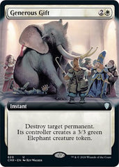 Generous Gift (Extended Art) [Commander Legends] | Mega City Incorporated