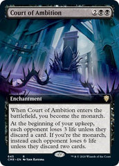 Court of Ambition (Extended Art) [Commander Legends] | Mega City Incorporated