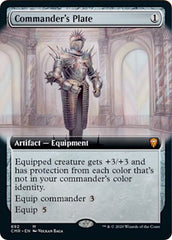 Commander's Plate (Extended Art) [Commander Legends] | Mega City Incorporated