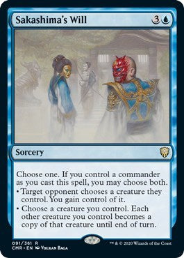 Sakashima's Will [Commander Legends] | Mega City Incorporated