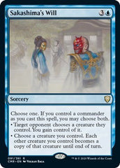 Sakashima's Will [Commander Legends] | Mega City Incorporated