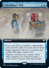 Sakashima's Will (Extended Art) [Commander Legends] | Mega City Incorporated