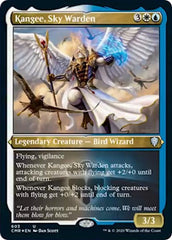 Kangee, Sky Warden (Foil Etched) [Commander Legends] | Mega City Incorporated